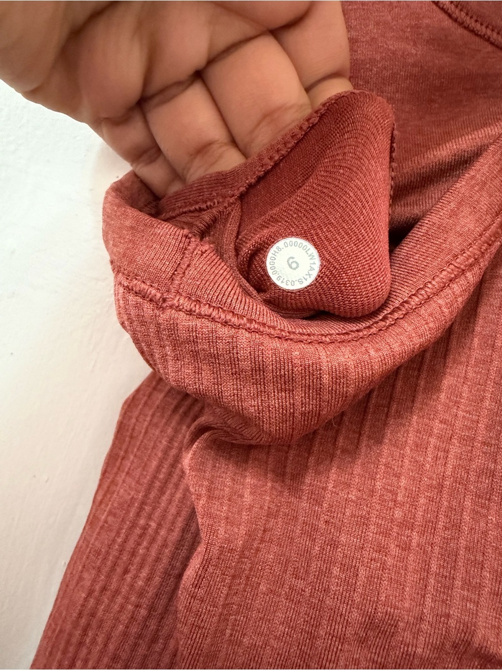 lululemon athletica Ribbed Racerback Tank - Rusty Rose - Picture 5 of 5